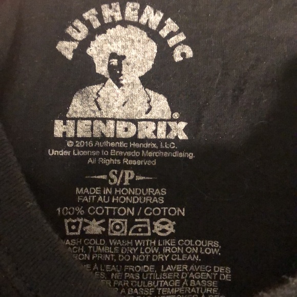 JIMI HENDRIX Black T-shirt - Picture 2 of 4